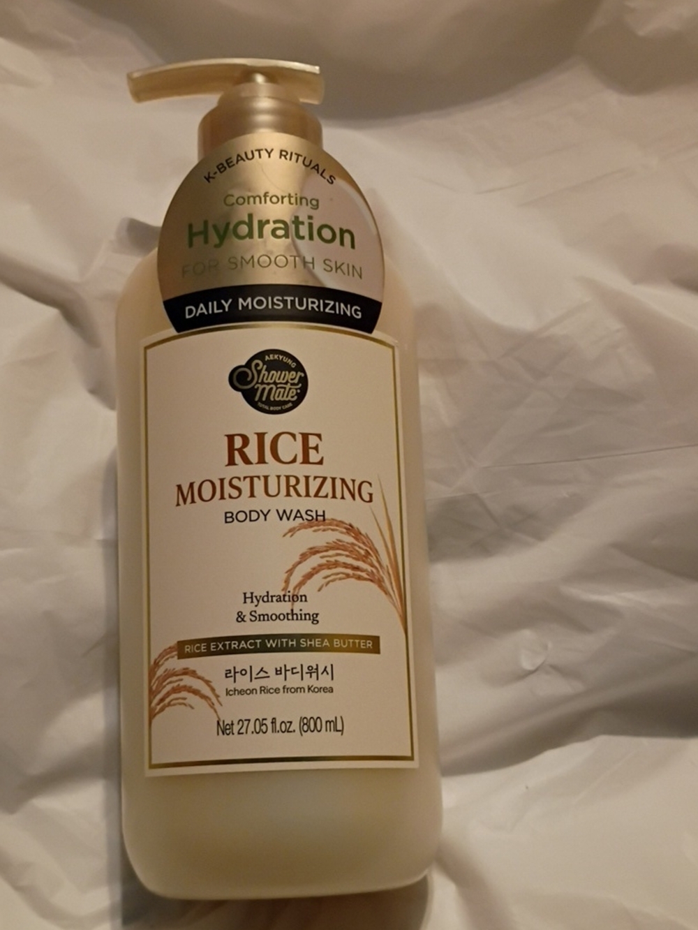 Showermate Rice Moisturizing Body Wash 27.05 fl oz, New & Unused
